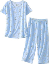 Breathable Cotton Pajama Set for Women – Ideal for Hot Nights & Relaxing Days